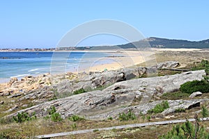 Corrubedo beach in Galicia photo