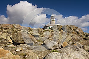 Corrubedo Lighthouse in Galicia Coast photo