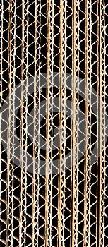 Corrugated cardboard background