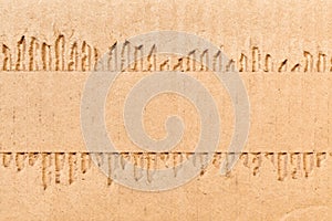 Corrugated cardboard - Background