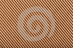 Corrugated cardboard for packing. abstract background horizontal lines with wavy lines of beige color