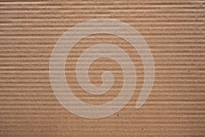 Corrugated cardboard for packing. abstract background horizontal lines  with wavy lines of beige color