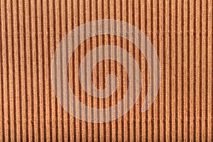 Corrugated cardboard for packing. abstract background horizontal lines with wavy lines of beige color - Image