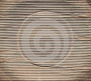 Corrugated cardboard paper, abstract texture background