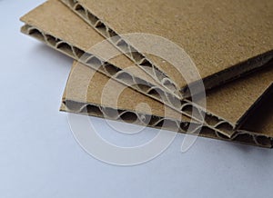 Corrugated cardboard sheets