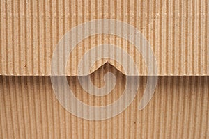 Corrugated cardboard texture