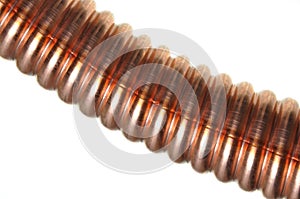 Corrugated copper tube