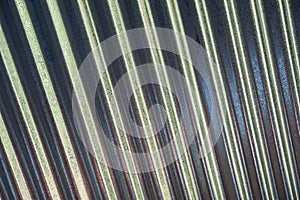 Corrugated metal background texture