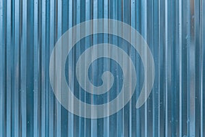 Corrugated Metal Blue Fence Steel Abstract Pattern Texture Background