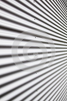 Corrugated metal sheet