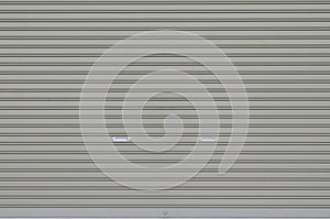 Corrugated metal sheet slide door