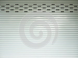 Corrugated metal sheet,white Slide door ,roller shutter texture