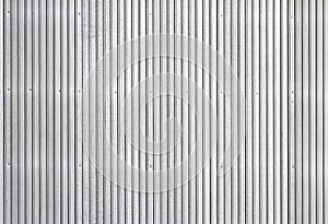 Corrugated metal siding