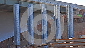 Corrugated pipe used in bridge construction