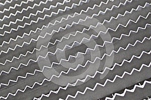 Corrugated sheet metal