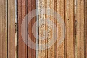 Corrugated sheet metal closeup
