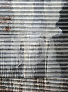 Corrugated steel abstract