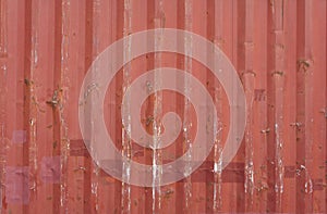 Corrugated wall panel of metal shipping containers