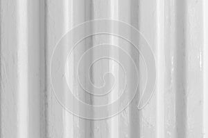 Corrugated White Metal Pattern Abstract Steel Wall Texture Background