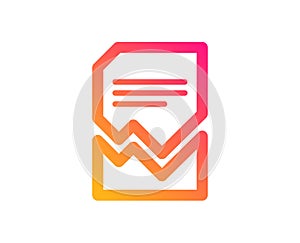 Corrupted Document icon. Bad File sign. Vector