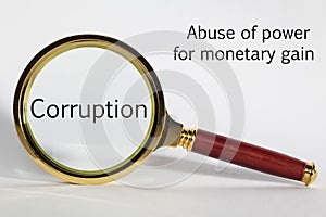 Corruption Concept in Words