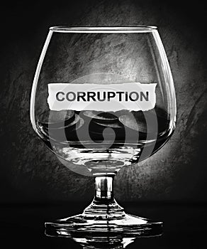 Corruption photo