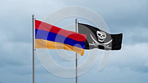 Corsair and Armenia flag
