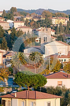 Corsanico town in massarosa, lucca,italy,europe photo