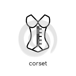 Corset icon from Clothes collection.