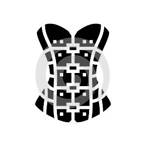 corsets goth subculture glyph icon vector illustration photo
