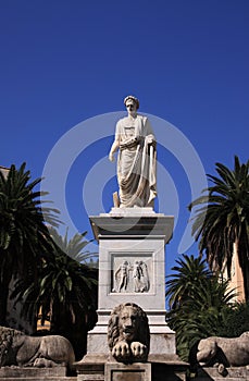 Corsica Ajaccio Statue of Napoleon