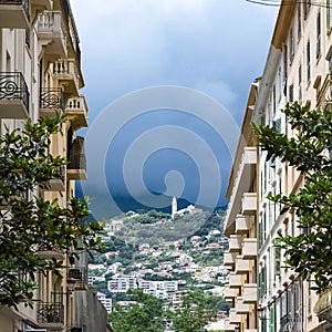 Corsica, Bastia,typical street