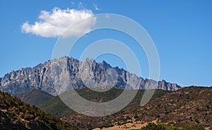 Corsica, Mount Cinto, wild landscape, Haute Corse, Upper Corse, France, Europe, Haut Asco, Asco Valley, High Center of Corsica photo