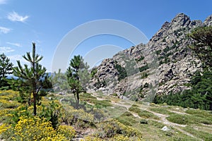 Corsica mountains