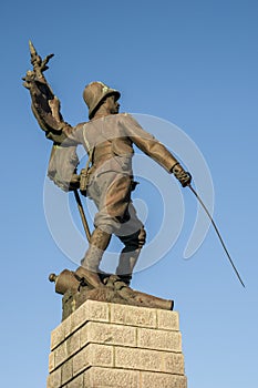 Corsica, Bonifacio, skyline, citadel, old town, skyline, Foreign Legion, legionary, war, soldier, statue