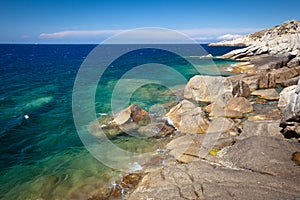 Corsica west coast calanches of Scandola