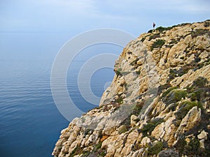 Corsican cliff outside Calvi