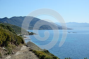 Corsican coast near the Bloody Islands