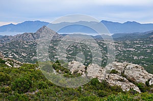 Corsican coastal desert des Agriates