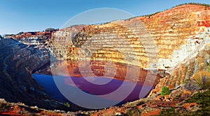 Corta Atalaya opencast mine, Huelva, Andalusia, Spain photo