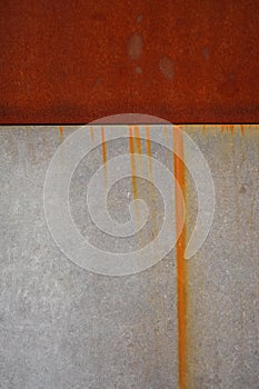 Corten steel bleeding