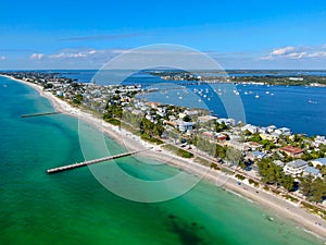 Cortez beach and little pier, Anna Maria Island