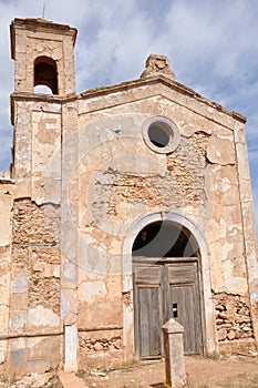 Cortijo del Fraile, historic building in Gata cape NP, Spain