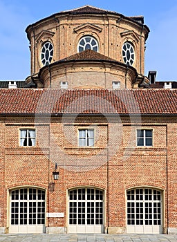 Cortile delle Carrozze of Reggia di Venaria Reale (Royal Palace) near Turin photo