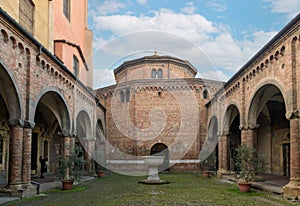 Cortile di Pilato and Basilica del Sepolcro - Piazza delle Sette Chiese. Bologna photo