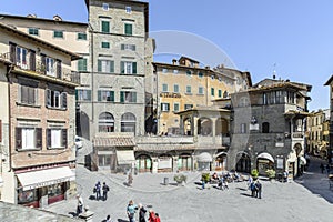 Cortona, arezzo, tuscany, italy, europe, palace of the captain of the people