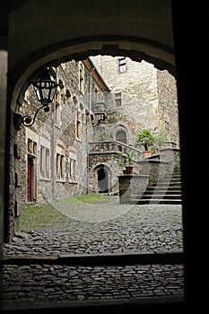 Cortyard in castle