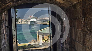 A Coruña Cityview from Castle of San Antón, A Coruña, Spain