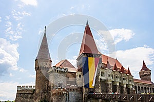 Corvin Castle,or Hunyad Castle is a gothic castle located in Transylvania, Romania