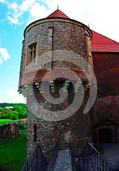 Corvin Castle or Hunyad Castle, Hunedoara, Romania